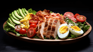 Cobb Salad with Grilled Chicken and Bacon