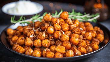 Crispy Parmesan Roasted Chickpeas