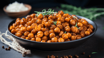 Crispy Parmesan Roasted Chickpeas