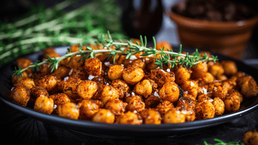 Crispy Parmesan Roasted Chickpeas