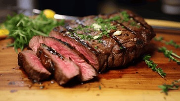 Grilled Steak with Garlic Butter