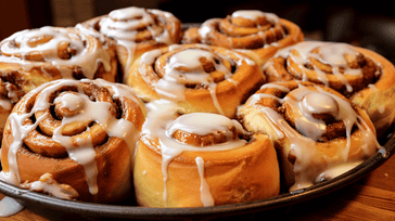 Homemade Cinnamon Rolls with Cream Cheese Glaze