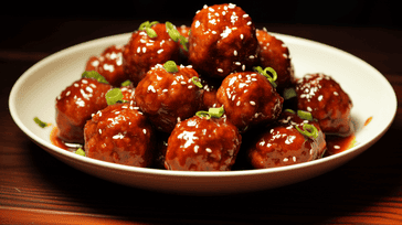 Honey Sriracha Glazed Meatballs