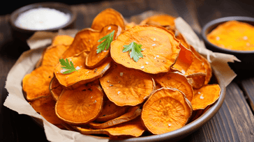 Oven-Baked Sweet Potato Chips