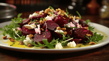 Roasted Beet and Goat Cheese Salad