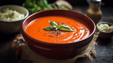 Roasted Red Pepper and Tomato Soup