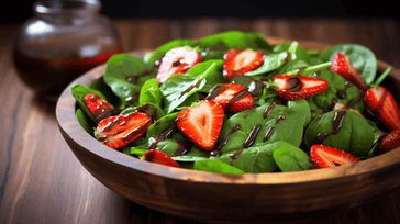 Strawberry Spinach Salad with Balsamic Vinaigrette